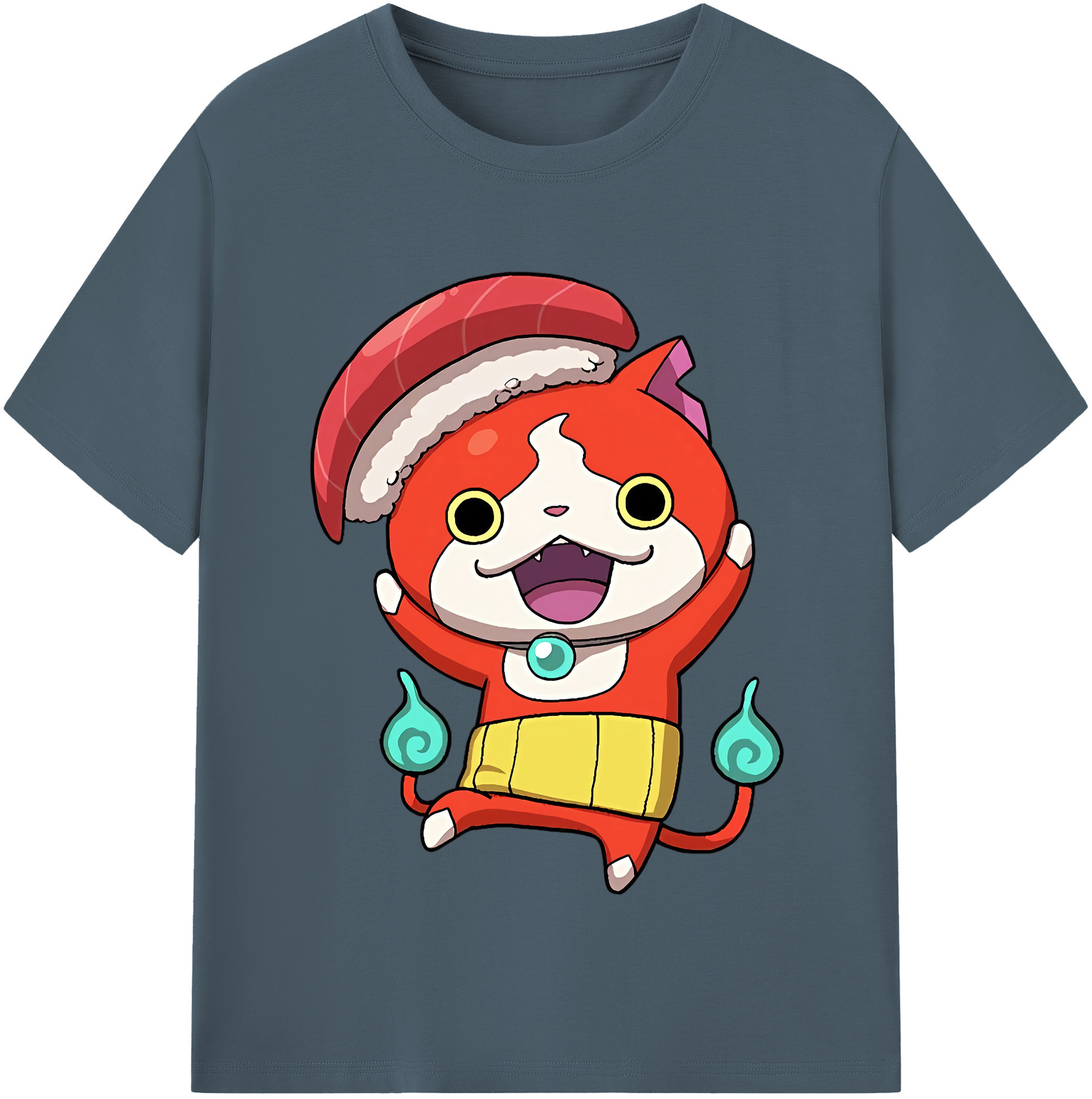 （画像用） 妖怪ウォッチ Yo-kai Watch 綿100％半袖Tシャツ（フロントプリント）